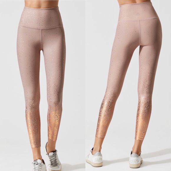 Beyond Yoga Pants - Beyond Yoga Rose Gold Speckle Leggings